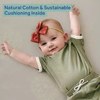 Materasso Sealy Cotton Cozy Rest a 2 stadi per culla e lettino: ipoallergenico, con rivestimento impermeabile, rigidità media, spessore 14 cm