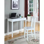 Kings Brand Furniture Duluth Laptop/Writing Desk (White)