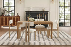 Christopher Knight Home Willow Set da Pranzo Imbottito 5 Pezzi in Legno e Metallo
