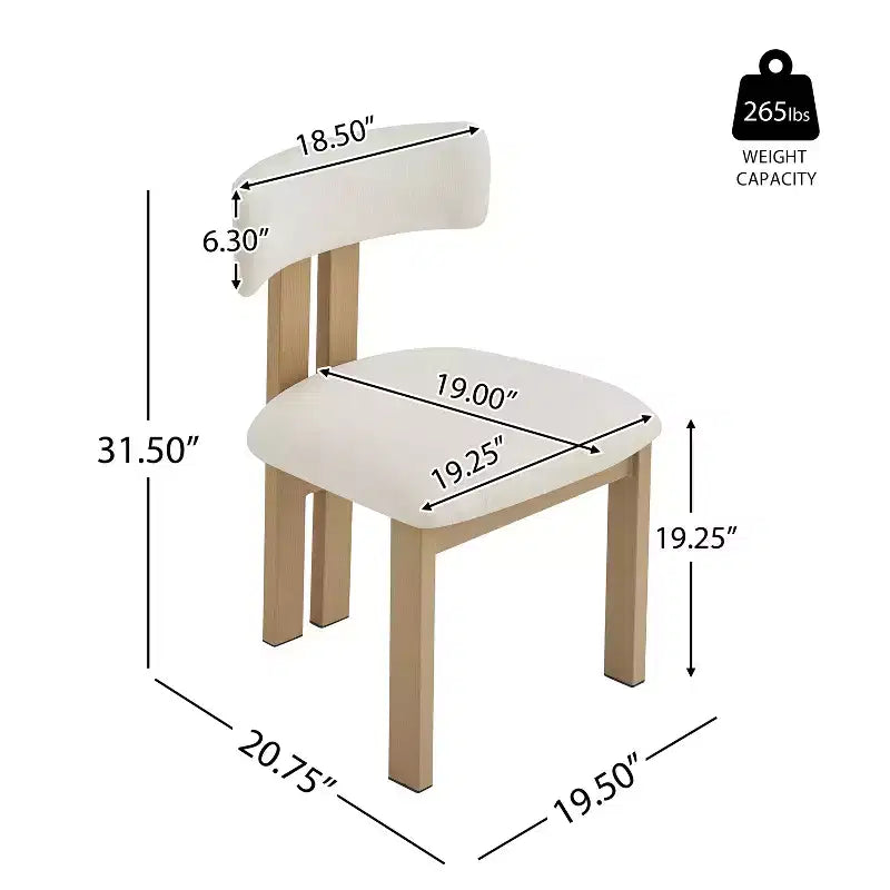 Christopher Knight Home Willow Set da Pranzo Imbottito 5 Pezzi in Legno e Metallo