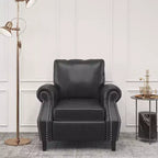 GDFStudio Dowd 36,50 Poltrona da club in similpelle con borchie