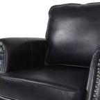 GDFStudio Dowd 36,50 Poltrona da club in similpelle con borchie