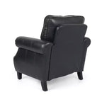 GDFStudio Dowd 36,50 Poltrona da club in similpelle con borchie