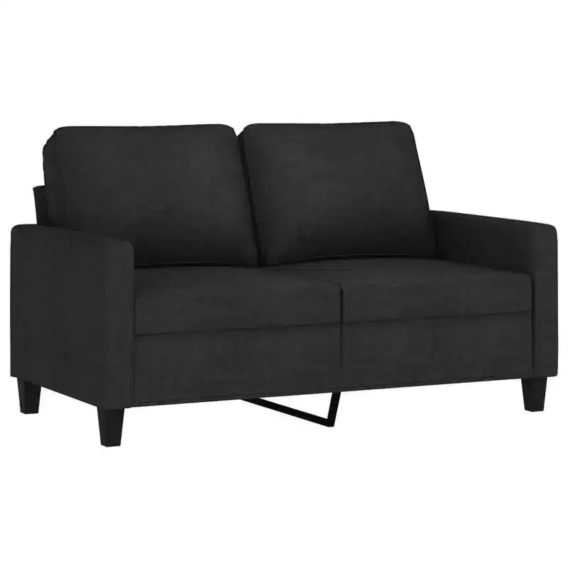 vidaXL Set Divani Nero Poliestere, Metallo, Textilene, Legno Multistrato