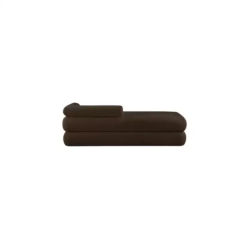 Meridian Furniture, Panca Kennedy in tessuto effetto montone Teddy