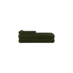 Meridian Furniture, Panca Kennedy in tessuto effetto montone Teddy