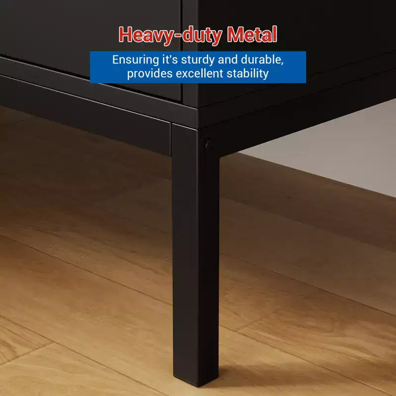 31.5 Mobile Credenza Buffet, Mobile Contenitore in Rattan con Ripiani Regolabili, Mobile Dispensa da Cucina per Soggiorno Sala da Pranzo Ingresso
