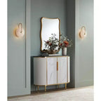 Specchio da parete Uttermost Pavia Gold Metal Curvy 24 x 32