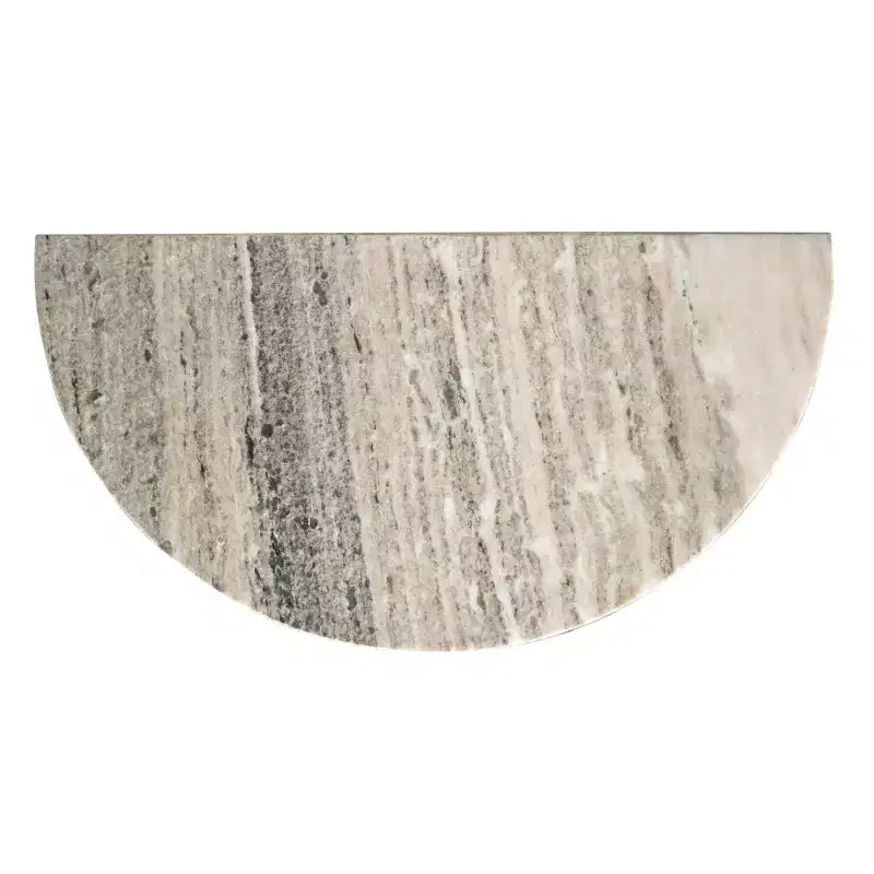 Tavolino consolle Patrice 20 Art Déco minimalista, in marmo naturale e fatto a mano