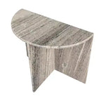 Tavolino consolle Patrice 20 Art Déco minimalista, in marmo naturale e fatto a mano