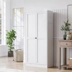 Armadio dispensa da cucina autoportante da 61", mobile contenitore regolabile con 4 ripiani, credenza in metallo resistente per sala da pranzo/soggiorno