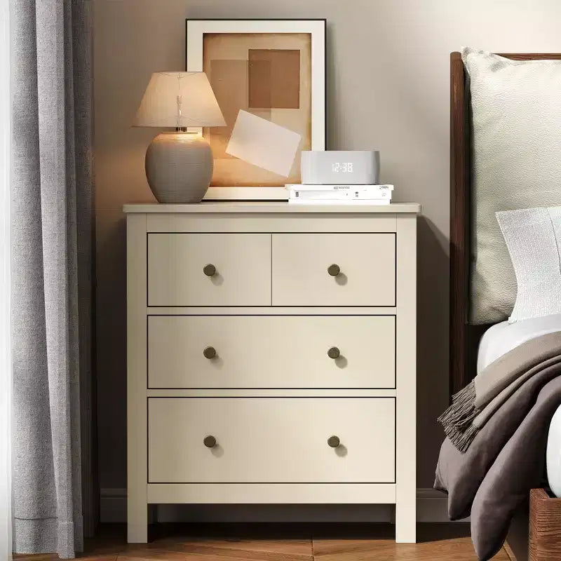 Comò moderno in legno a 3 cassetti per camera da letto