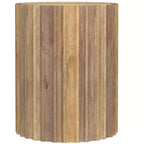 Tavolino finale contemporaneo boho Doncaster in legno massello di mango, larghezza 40 cm, già assemblato