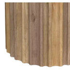 Tavolino finale contemporaneo boho Doncaster in legno massello di mango, larghezza 40 cm, già assemblato