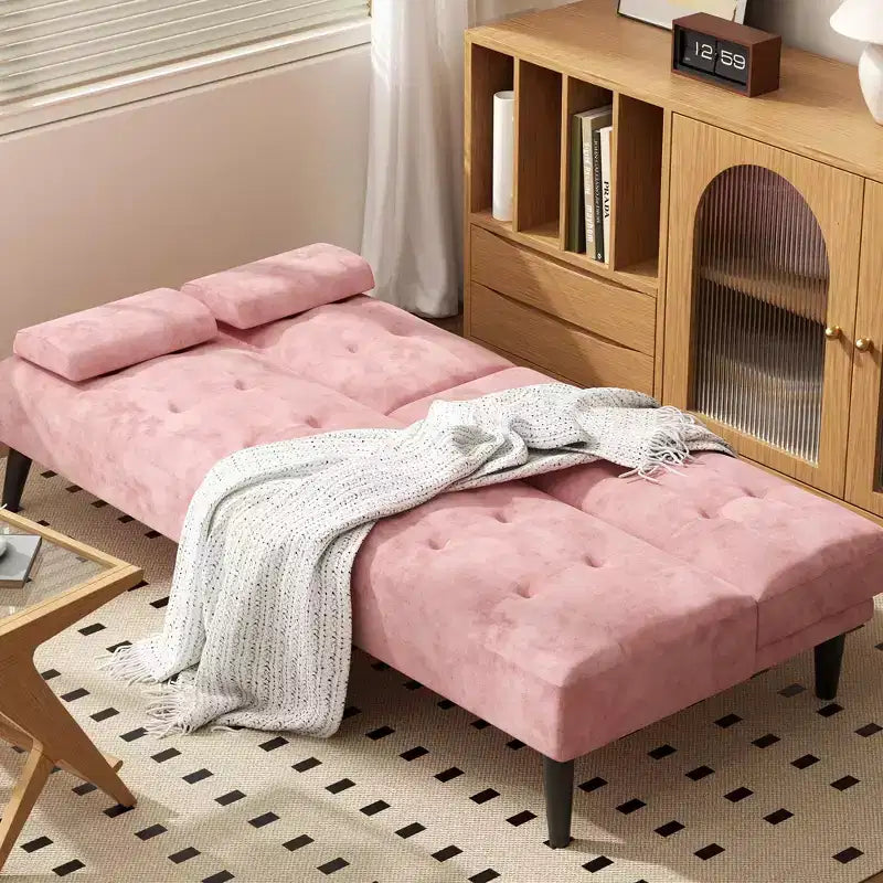 Divano letto futon convertibile Celebalcony, divano reclinabile piccolo, divano letto regolabile 64 per soggiorno, bracciolo rimovibile