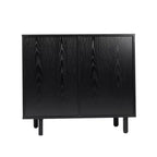 Mobile bar e credenza con mobiletto contenitore, supporti per calici sospesi e portabottiglie