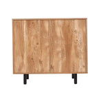 Mobile bar e credenza con mobiletto contenitore, supporti per calici sospesi e portabottiglie