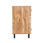 Mobile bar e credenza con mobiletto contenitore, supporti per calici sospesi e portabottiglie